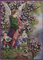 "Ангел и дети" Изящное Рукоделие. Набор для вышивания бисером (РК-102)