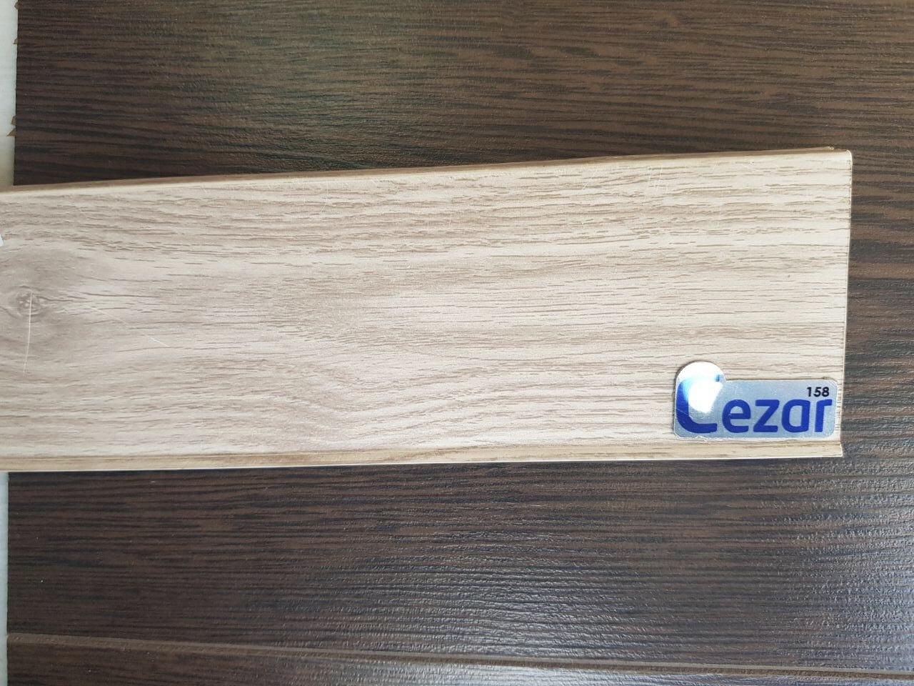 Плінтус підлоговий Цезар Cezar Hi-line Prestige 158 Дуб Белфаст, фото 1