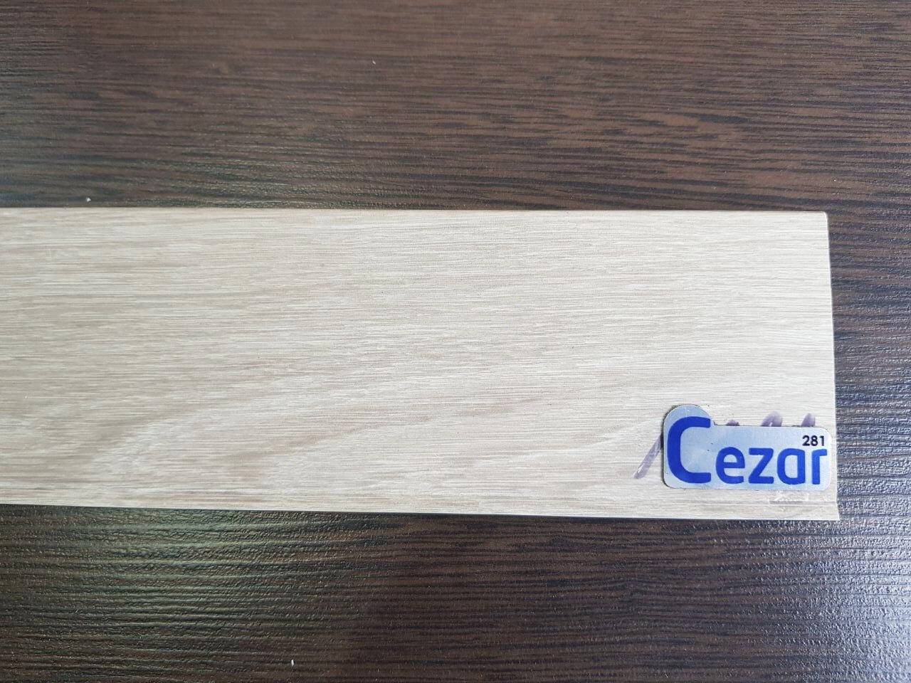 Плінтус підлоговий Цезар Cezar Hi-line Prestige 281 Дуб Масала