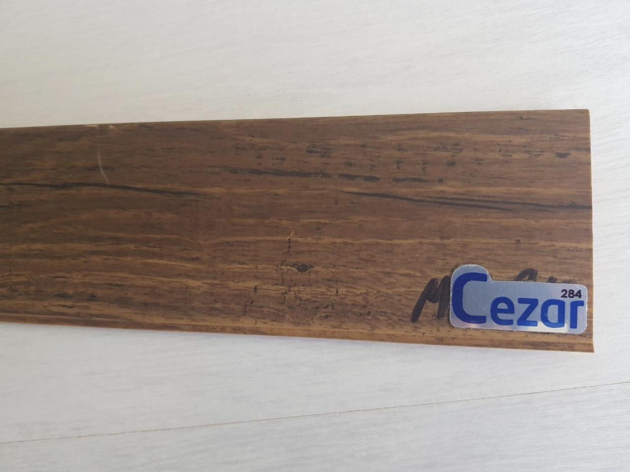 Плінтус підлоговий Цезар Cezar Hi-line Prestige 284 Дуб Леонардо