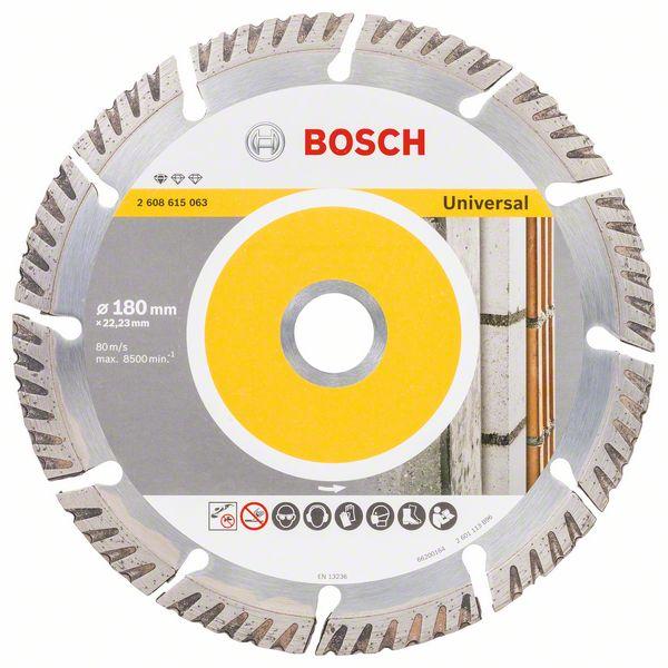 Диск алмазний відрізний Bosch Standard for Universal (180х22.23 мм) (2608615063)