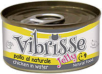 Блок консервированного корма для котов с курицей в желе Croci Vibrisse Jelly 24*70 г
