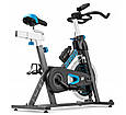 Велотренажер спін-байк Hop-Sport BRAVO маховик 18 кг HS-045IC, фото 2
