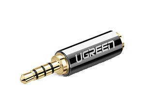 Перехідник Ugreen аудіо конвертер 2.5 mm штекер to 3.5 mm роз'єм (20501)