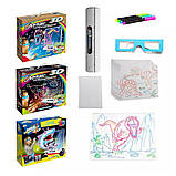 Дошка для малювання з ефектом 3D Magic Drawing Board Планшет для дітей 3д Набір для дитячої творчості, фото 5