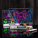 Дошка для малювання з ефектом 3D Magic Drawing Board Планшет для дітей 3д Набір для дитячої творчості, фото 10