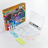 Дошка для малювання з ефектом 3D Magic Drawing Board Планшет для дітей 3д Набір для дитячої творчості, фото 6