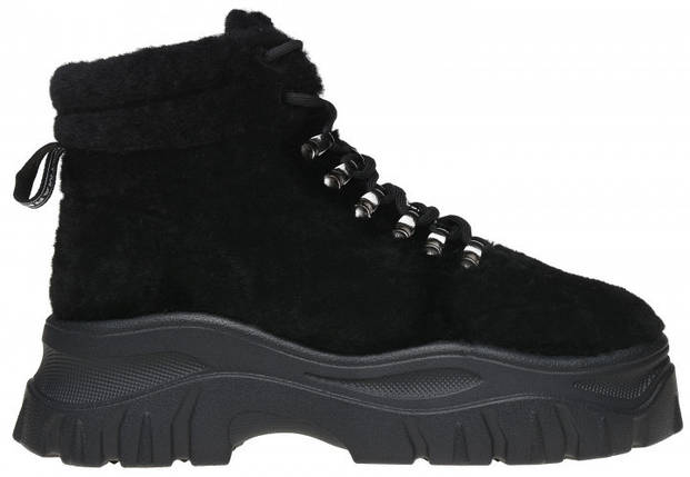 Черевики жіночі чорні баранчика Prima d'arte 50159, фото 1