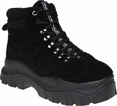 Черевики жіночі чорні баранчика Prima d'arte 50159, фото 2