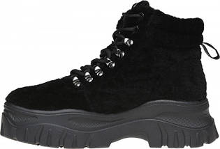 Черевики жіночі чорні баранчика Prima d'arte 50159, фото 3