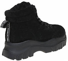 Черевики жіночі чорні баранчика Prima d'arte 50159, фото 4