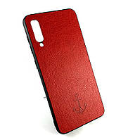 Чехол накладка для Samsung A30s A307, A50 A505 бампер противоударный  Magnetic Leather красный