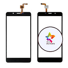 Сенсор (тачскрін) Leagoo M8 чорний (оригінальні комплектуючі)