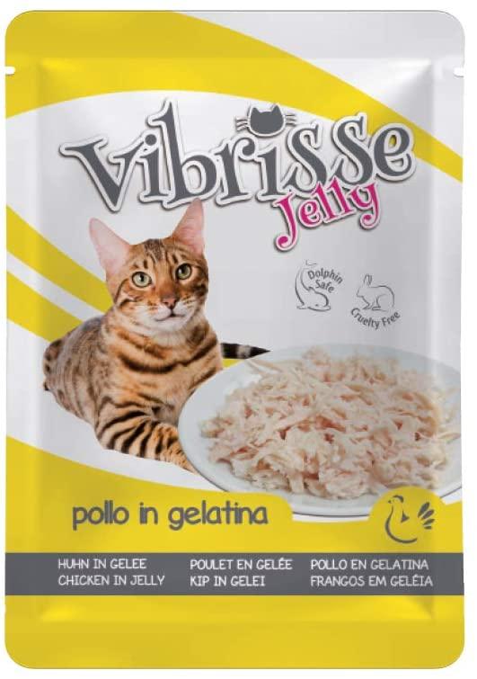 Блок паучів для котів з куркою в желе Croci Vibrisse Jelly 18*70 г, фото 1
