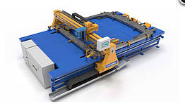 Стенд зварювання і сверловки рам зчленування секцій трамваїв