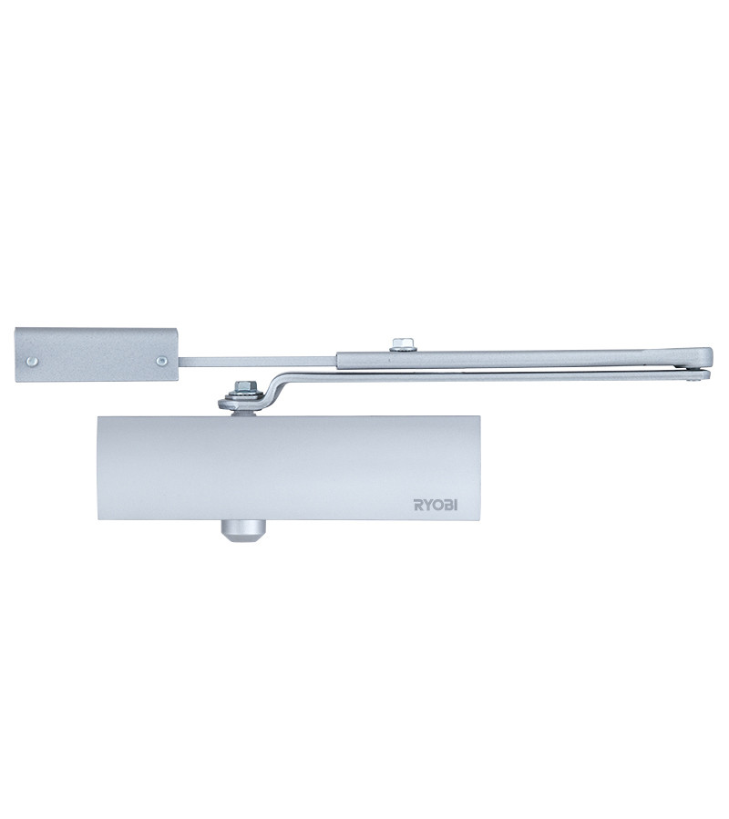 Доводчик накладної RYOBI D-1200P(U) SILVER (Срібло) UNIV_ARM EN_2/3/4 80кг 1100мм