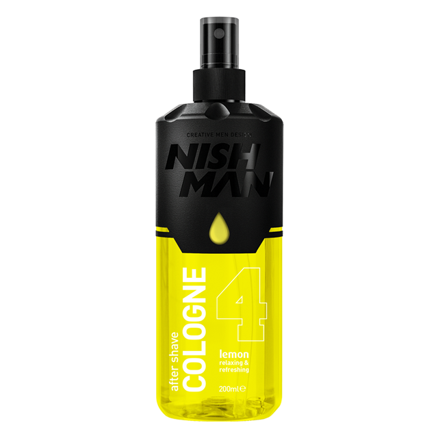 Одеколон після гоління Nishman No4 Lemon After Shave Cologne (Лімон) 200мл