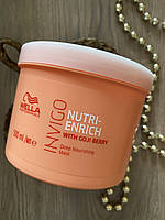 Маска с ягодами годжи, питательная - Wella Professionals Invigo Nutri-Enrich Deep Nourishing Mask 500 ml
