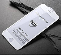 IPhone 7, 8 SE 2020 защитное стекло на телефон противоударное Gelius 5D White белое
