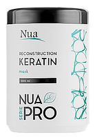 Маска для реконструкції волосся з кератином Nua Pro Reconstruction with Keratin Mask 1000 мл