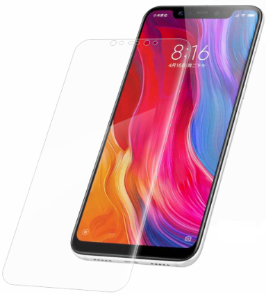 Гідрогелева захисна плівка на Xiaomi Mi 8 на весь екран прозора, фото 1