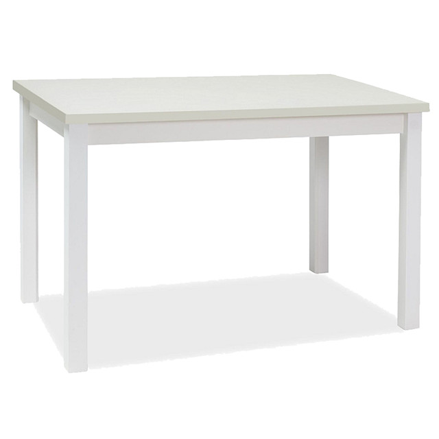 Маленький білий матовий стіл Signal Adam 100х60см для вітальні в скандинавському стилі Польща Маленький білий матовий стіл Signal Adam 100х60см для вітальні в скандинавському стилі Польща