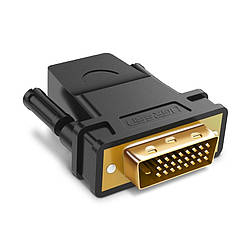 Перехідник Ugreen DVI to HDMI 25M / 19F double link (20124)