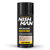 Камуфляжний набір для приховування залисин Nishman Hair Building Keratin Fiber Світло-коричневий, фото 2