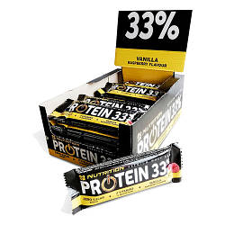 Протеїнові батончики GO ON - Protein Bar 33% (Без цукру) - 50 г*25 шт Ваніль-малина