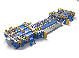 Універсальний стенд складання каркасів рам передніх і задніх