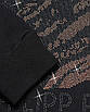 Світшот чоловічий чорний з коричн PHILIPP PLEIN зі стразами #57 BLK\BRN S(Р) 21-211-002, фото 4