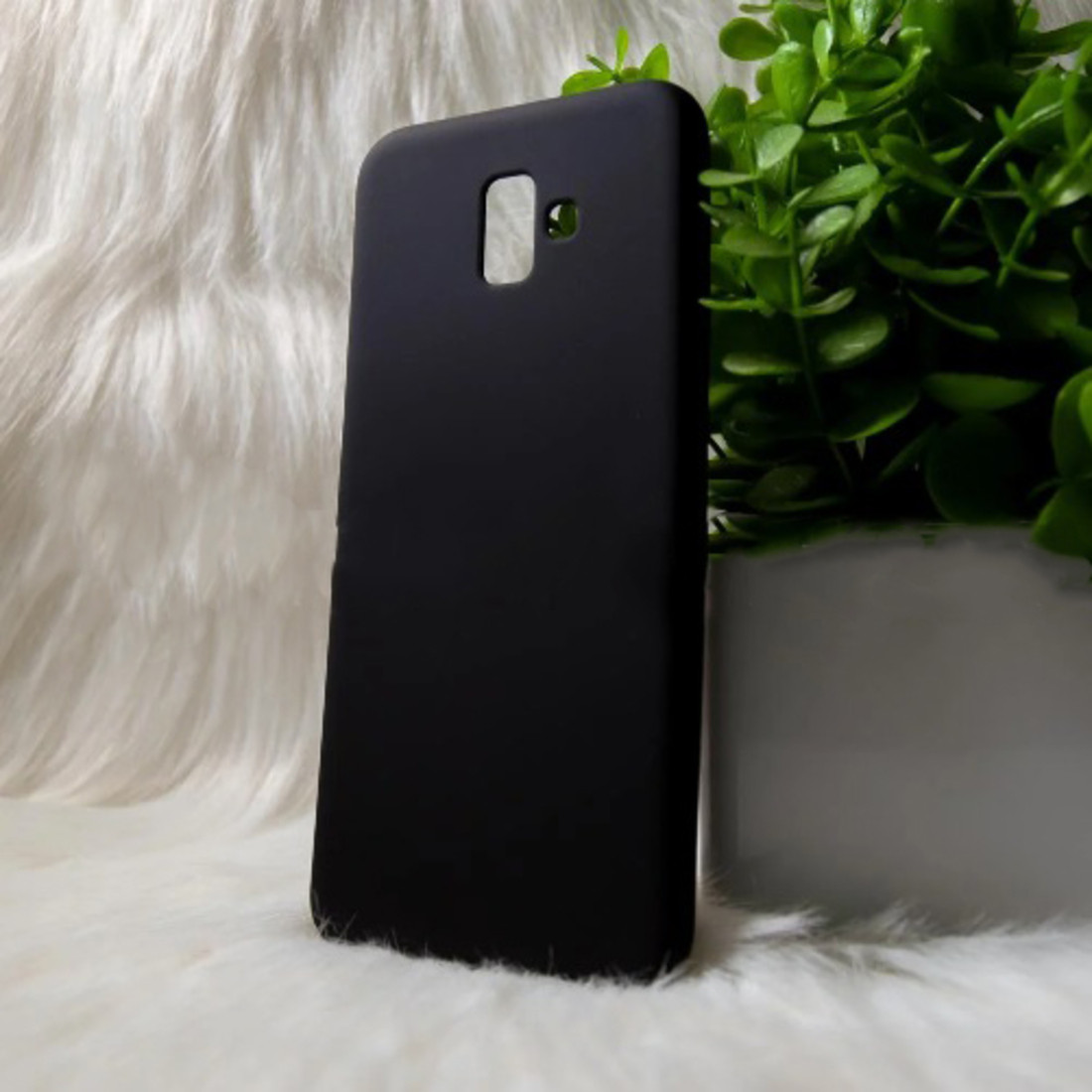 Силіконовий чохол Samsung J6 plus "VIP" Чорний (black)