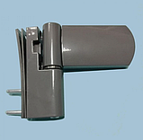 Петля ASTEX дверна АТ 27 до 140 кг колір графітовий RAL 7024, фото 2