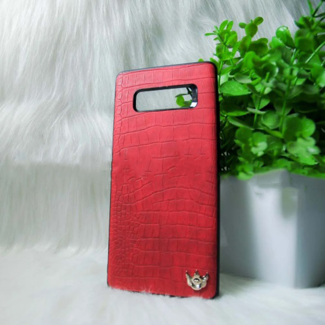 Чохол шкіра Samsung Note 8 "XO Croco, Червоний (red)