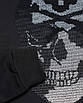 Світшот осінь-зима чоловічий чорний PHILIPP PLEIN зі стразами #53 BLK L(Р) 21-504-003 S, фото 4