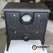 Чавунна піч KawMet S12 (12.3 KW) Premium ATHENA з вторинним допалюванням (підведення повітря зовні), фото 6
