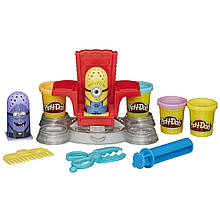 Пластилін Play-Doh (до Плей) Ігровий набір Миньйоны в перукарні Hasbro (Хасбро)