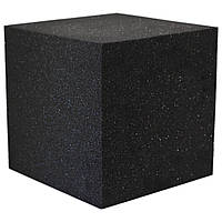 Бас-ловушка Куб 300х300x300 мм из акустического негорючего поролона EchoFom Brilliance черный графит