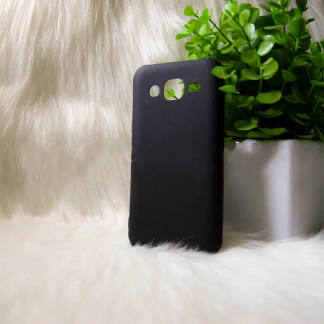Силіконовий чохол Samsung J2 "Cool Black Чорний (black)
