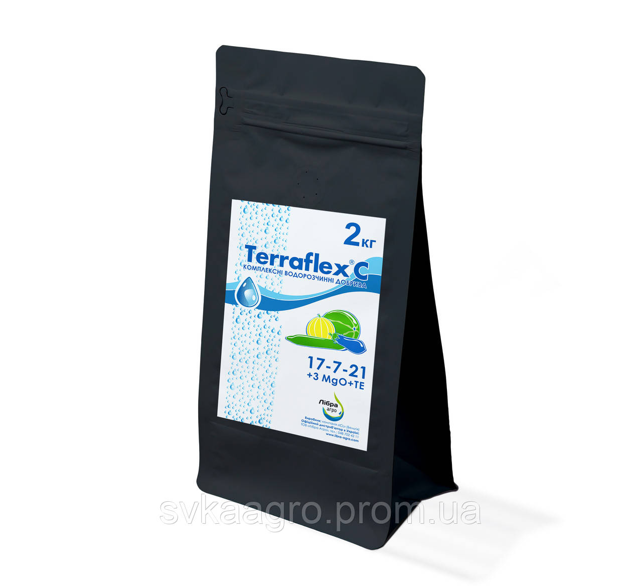 Terraflex - З 17-7-21+3MgO+TE | меш. 25кг Террафлекс С - для огірків, кабачків і баштанних культур | добриво