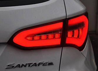Ліхтарі Hyundai Santa Fe 3 (12-18) тюнінг LED оптика (тонована)