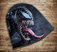 Шапка с 3D принтом-Venom Scream Все размеры. все сезоны