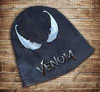 Шапка с 3D принтом-Venom Все размеры, все сезоны. Все размеры, все сезоны.