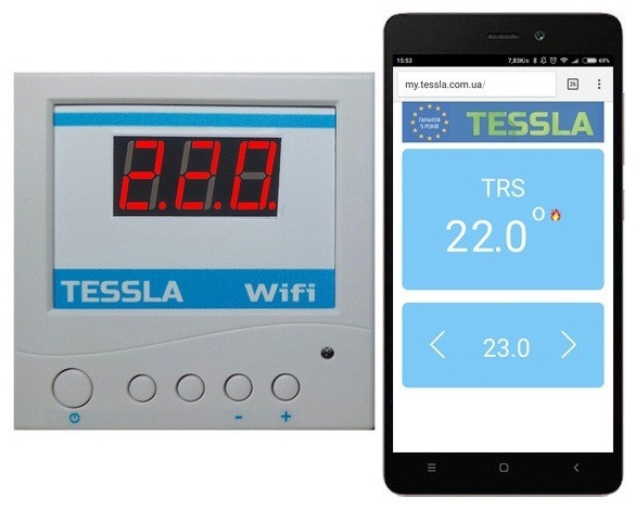ТерморегуляторTESSLA TRSW Wi-Fi