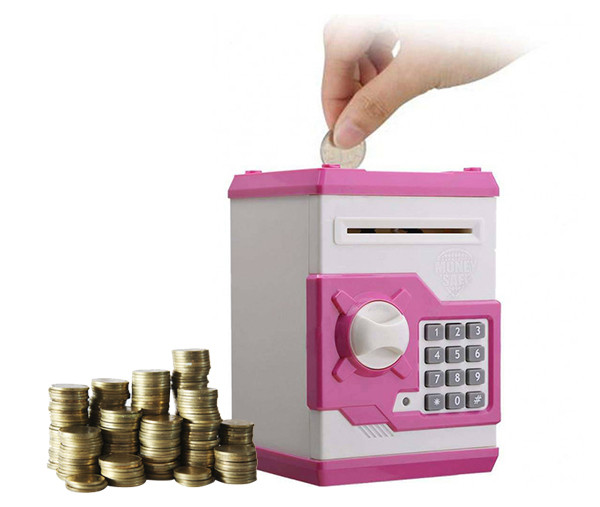 Електронна скарбничка з кодовим замком Mony Safe Рожева