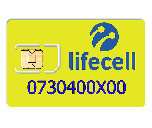 Гарний номер lifecell 0730400X00, фото 1