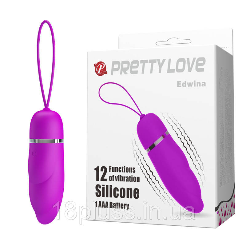 Віброяйце - Pretty Love Edwina Vibro Bullet Pink, фото 1