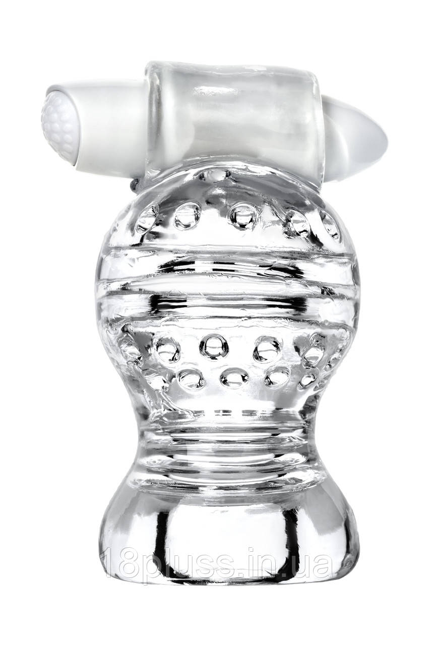 Мастурбатор нереалістичний Lingam By Toyfa Shakti, TPE, прозорий, 9 см, фото 1