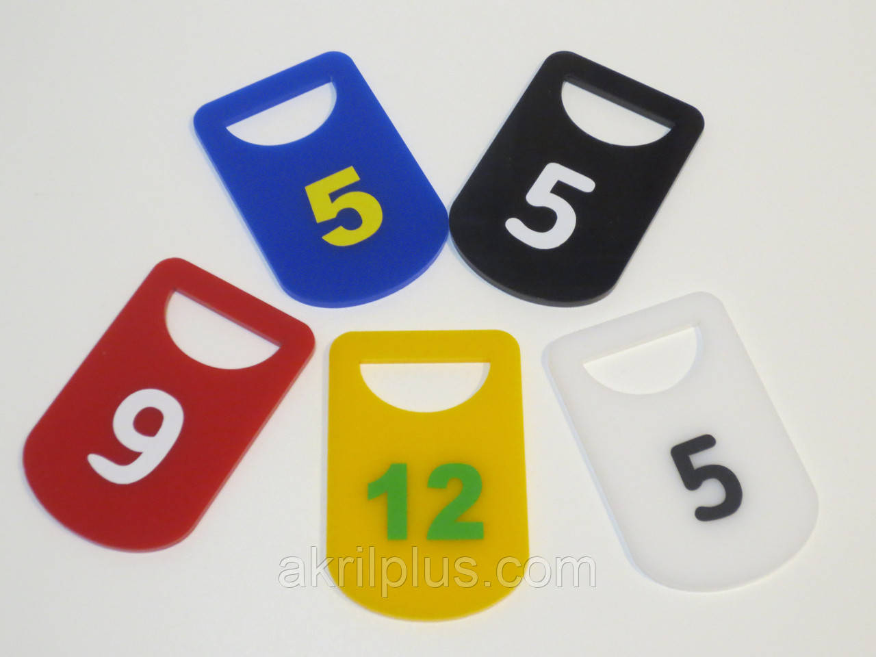 Номерки 45*70 мм в гардероб на вешалку, фото 1