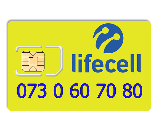 Гарний номер lifecell 073 0 60 70 80, фото 1